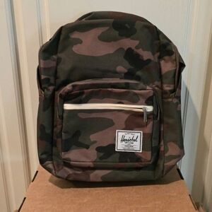 Herschel Supply Company Green and Brown Camo Backpack